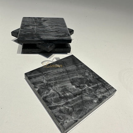 HAKAL HAKAL MARMER ONDERZETTERS 4 DELIG GERIJS