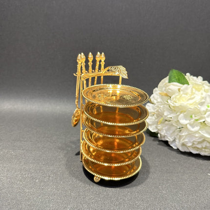 HAKAL Marrakech 13 Delig Glasonderzetter Goud