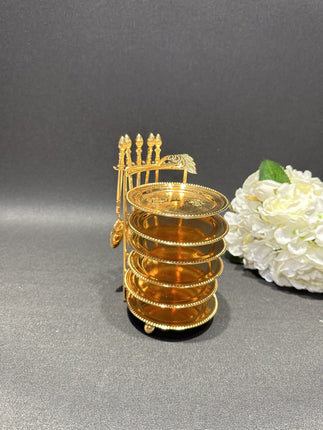 HAKAL Marrakech 13 Delig Glasonderzetter Goud