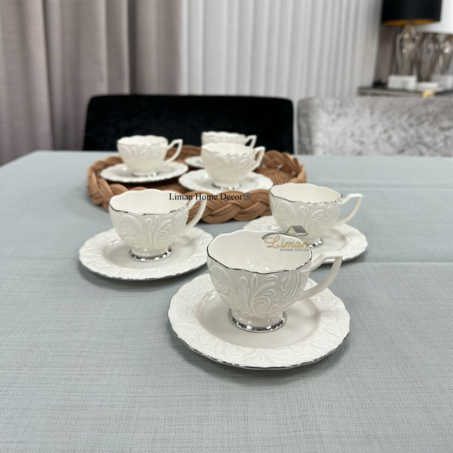 IPEK IPEK ESPRESSOSET 12 DELIG | 6 PERSOONS ZILVER