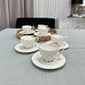 IPEK IPEK ESPRESSOSET 12 DELIG | 6 PERSOONS ZILVER