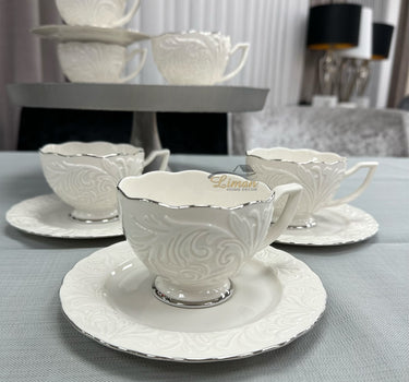 IPEK IPEK NESCAFE - KOFFIE SET 12 DELIG | 6 PERSOONS ZILVER