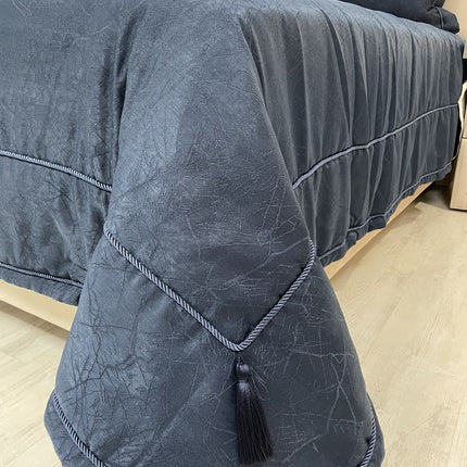 IPEKCE Ipekce Asos Bedspreiset 4 Delig Blauw