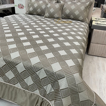 IPEKCE Ipekce Class Bedspreiset 4 Delig Beige