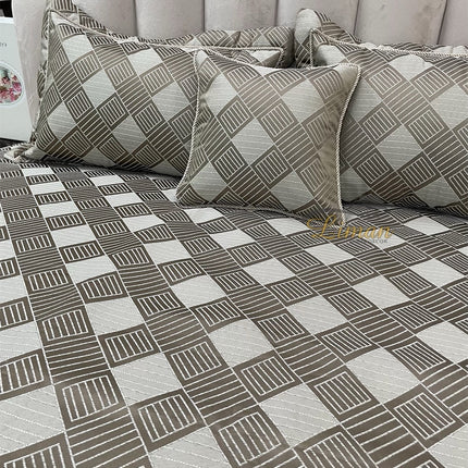 IPEKCE Ipekce Class Bedspreiset 4 Delig Beige