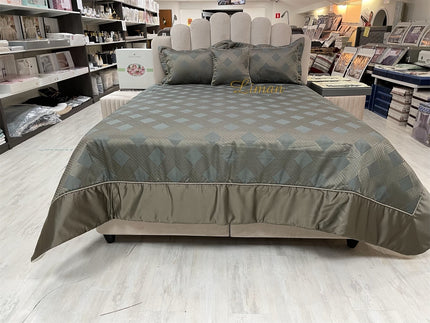 IPEKCE Ipekce Class Bedspreiset 4 Delig Groen