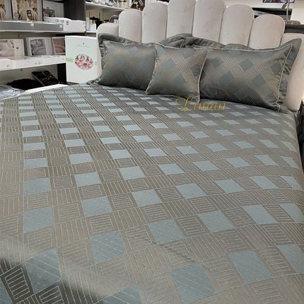 IPEKCE Ipekce Class Bedspreiset 4 Delig Groen