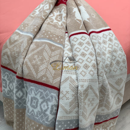 IPEKCE Ipekce Deken 200x220 cm Beige