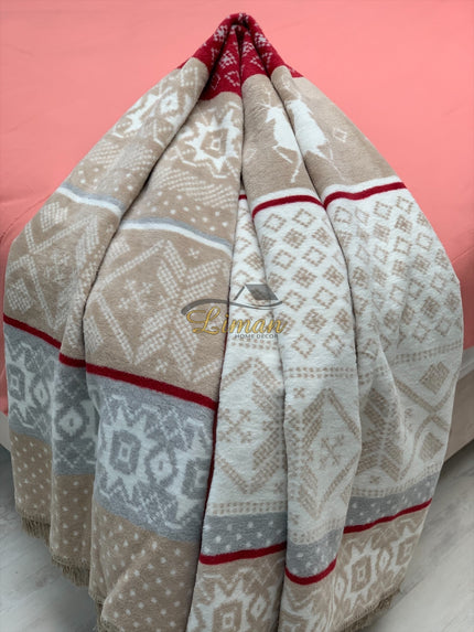 IPEKCE Ipekce Deken 200x220 cm Beige