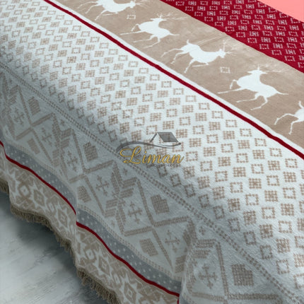 IPEKCE Ipekce Deken 200x220 cm Beige