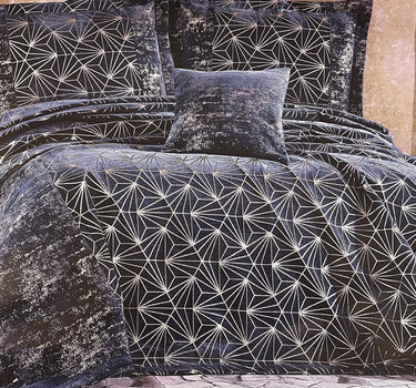 IPEKCE Ipekce Dior Bedspreiset 4 Delig Donker Blauw
