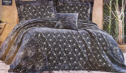 IPEKCE Ipekce Dior Bedspreiset 4 Delig Donker Blauw