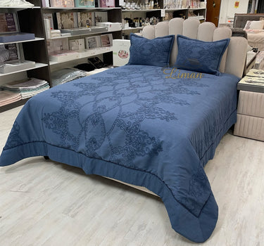 IPEKCE Ipekce Harem Bedspreiset 3 Delig Blauw