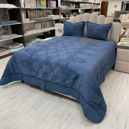IPEKCE Ipekce Harem Bedspreiset 3 Delig Blauw