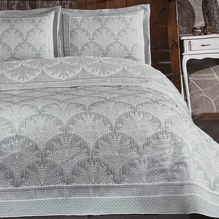 IPEKCE Ipekce Iris Bedspreiset 3 Delig Mint
