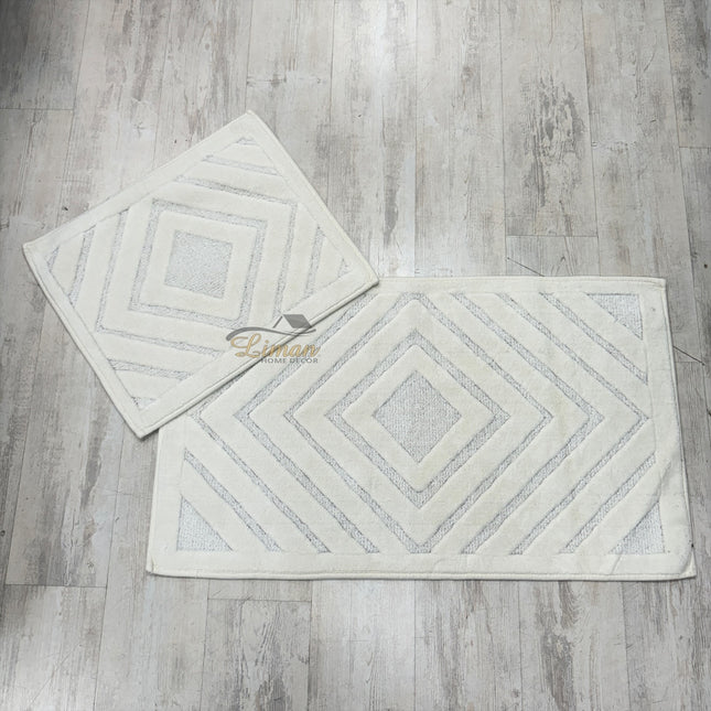 IPEKCE IPEKCE  Japandi Badmatset Wit