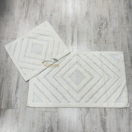 IPEKCE IPEKCE  Japandi Badmatset Wit