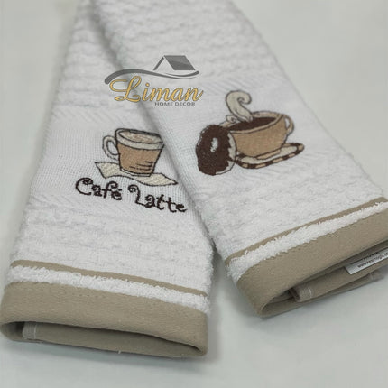 IPEKCE Ipekce Keuken Handdoek 30 x 50 Cm 2 Delig Beige