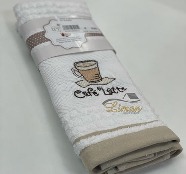 IPEKCE Ipekce Keuken Handdoek 30 x 50 Cm 2 Delig Beige