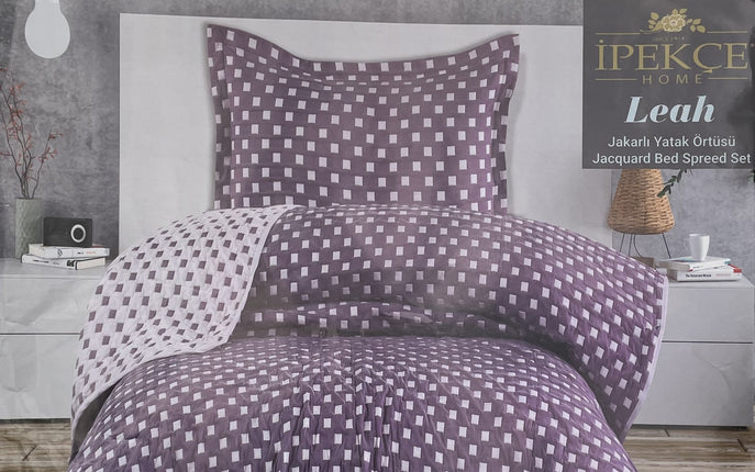 IPEKCE Ipekce Leah Spreiset 1-Persoons 2 Delig  Paars