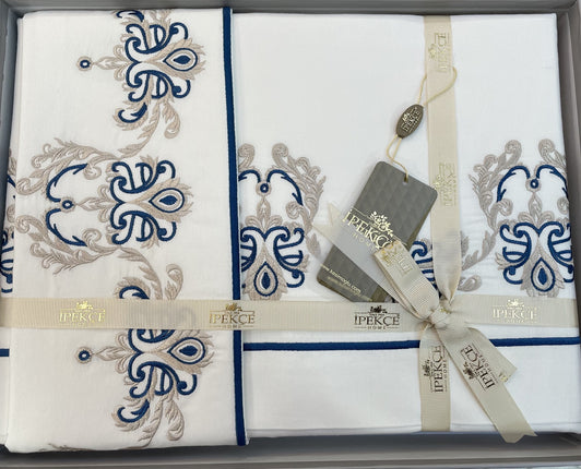 IPEKCE IPEKCE MARCELA 6-DELIG 2-PERSOONS DEKBEDOVERTEK BLAUW