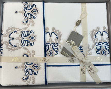 IPEKCE IPEKCE MARCELA 6-DELIG 2-PERSOONS DEKBEDOVERTEK BLAUW