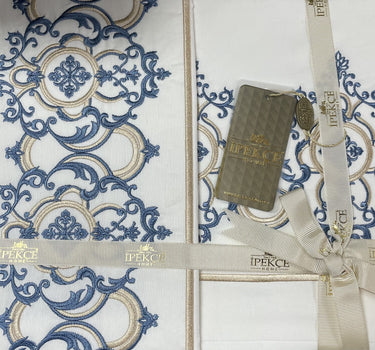 IPEKCE IPEKCE MILANO 6-DELIG 2-PERSOONS DEKBEDOVERTEK BLAUW