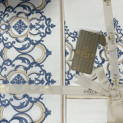 IPEKCE IPEKCE MILANO 6-DELIG 2-PERSOONS DEKBEDOVERTEK BLAUW