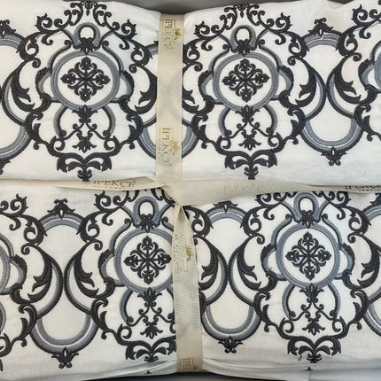 IPEKCE IPEKCE MILANO 6-DELIG 2-PERSOONS DEKBEDOVERTEK GRIJS