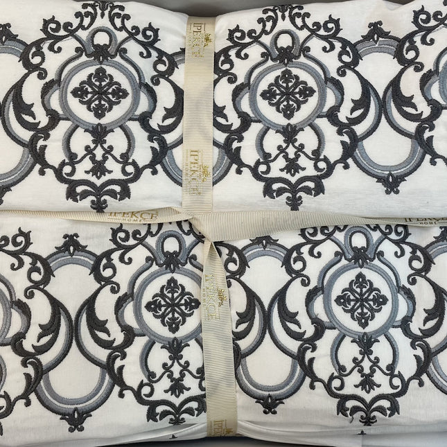 IPEKCE IPEKCE MILANO 6-DELIG 2-PERSOONS DEKBEDOVERTEK GRIJS