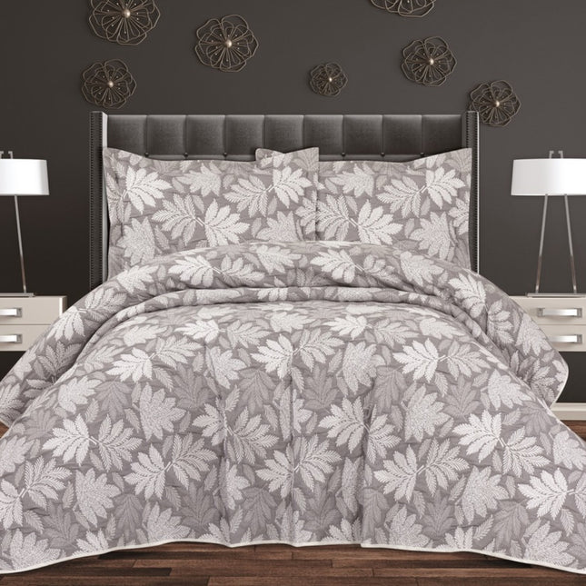 IPEKCE Ipekce Neylan Spreiset 2-Persoons 3 Delig Antraciet