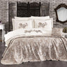 IPEKCE Ipekce Nida Bedspreiset 7 Delig Beige