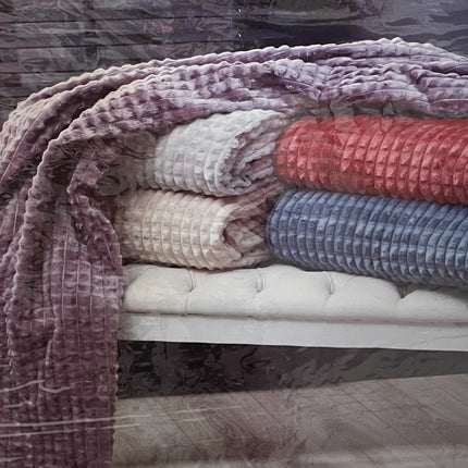 IPEKCE Ipekce Piramit Soft Deken 2-Persoons 1 Delig  Antraciet