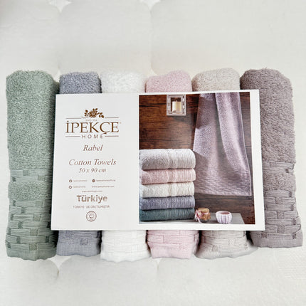 IPEKCE IPEKCE RABEL HANDDOEK 50 X 90CM 6 DELIG