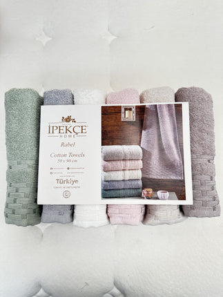IPEKCE IPEKCE RABEL HANDDOEK 50 X 90CM 6 DELIG