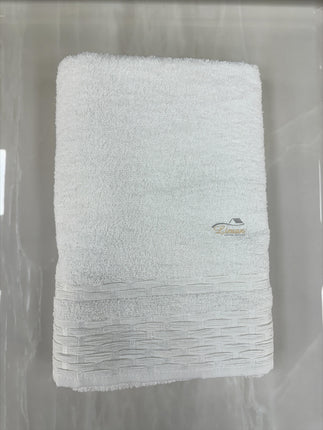 IPEKCE Ipekce Rabel Handdoek 70 x 140 Cm Cream