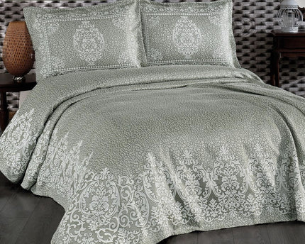 IPEKCE Ipekce Regan Bedspreiset 3 Delig Groen