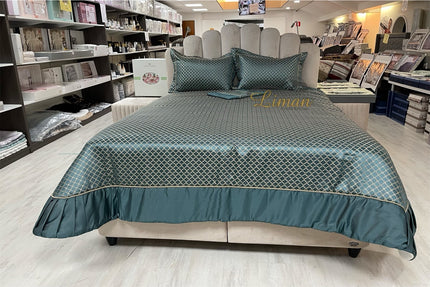 IPEKCE Ipekce Royal Spreiset 4 Delig Groen