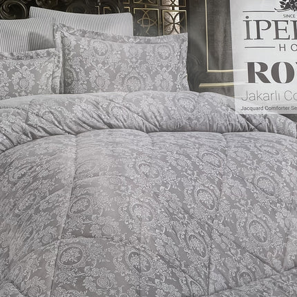 IPEKCE Ipekce Royal Spreiset 6 Delig Grijs