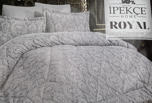 IPEKCE Ipekce Royal Spreiset 6 Delig Grijs