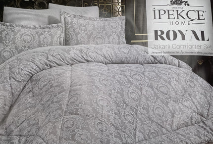 IPEKCE Ipekce Royal Spreiset 6 Delig Grijs