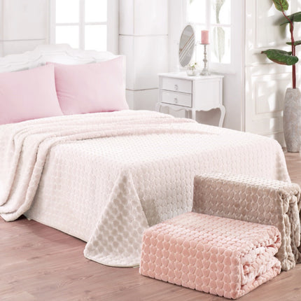 IPEKCE Ipekce Silver Deken 2-Persoons 1 Delig Grijs