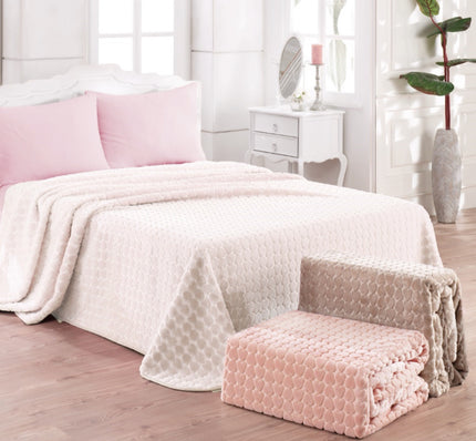 IPEKCE Ipekce Silver Deken 2-Persoons 1 Delig Grijs