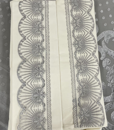 IPEKCE IPEKCE TIANA 6-DELIG 2-PERSOONS DEKBEDOVERTEK GRIJS