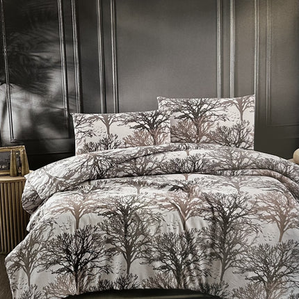 IPEKCE IPEKCE TREE 1-PERSOONS DEKBEDOVERTEK 3 DELIG BEIGE