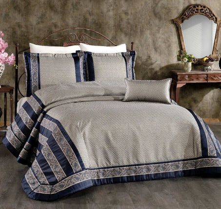 IPEKCE Ipekce Valetta Spreiset 4 Delig Donker Blauw