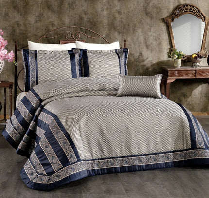 IPEKCE Ipekce Valetta Spreiset 4 Delig Donker Blauw