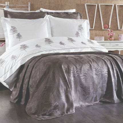IPEKCE Ipekce Waldes Bedspreiset Grijs 9 Delig