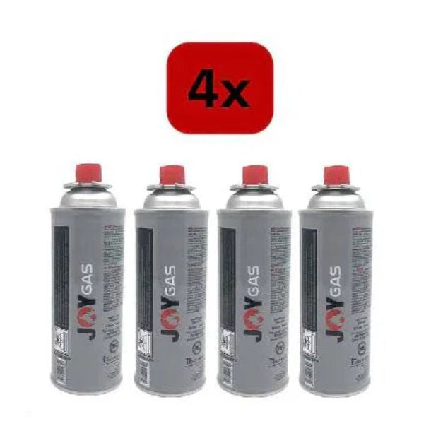 joy Gaspatronen voor mobiele gasfornuis - picknick gaskookstel - noodpakket gasflessen - 4x stuks