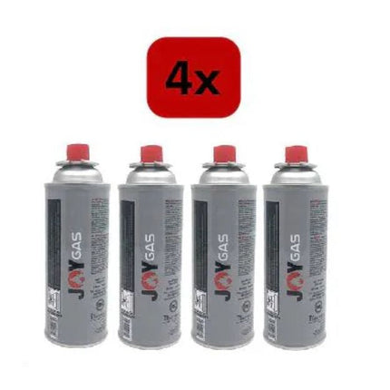 joy Gaspatronen voor mobiele gasfornuis - picknick gaskookstel - noodpakket gasflessen - 4x stuks